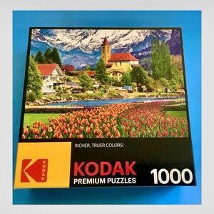 New Kodak 1000-piece puzzle "Brienz Town Switzerland"